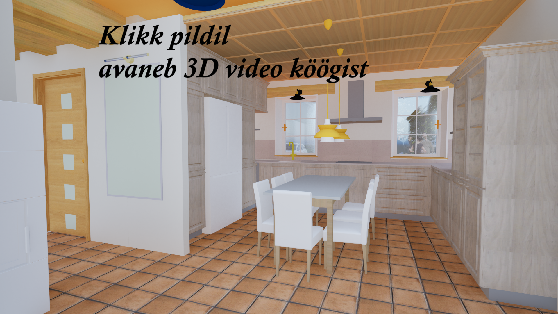klikk ja avaneb 3D video köögist